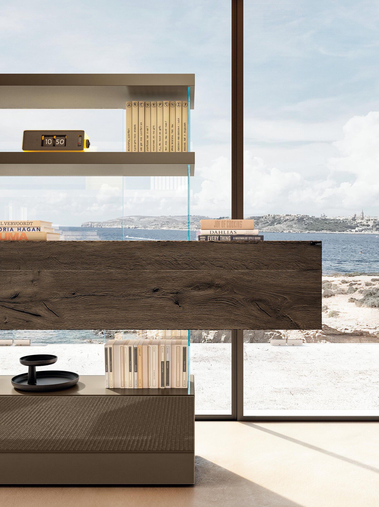 Отдельно стоящая стена из дерева и стекла Lago Air ARCH-00071937 - Вид №1