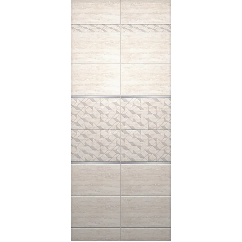 Декор настенный Azori Ascoli Diamond 31.5x63 см матовый камень цвет бежевый 82604071 STLM-2113963 - Вид №6