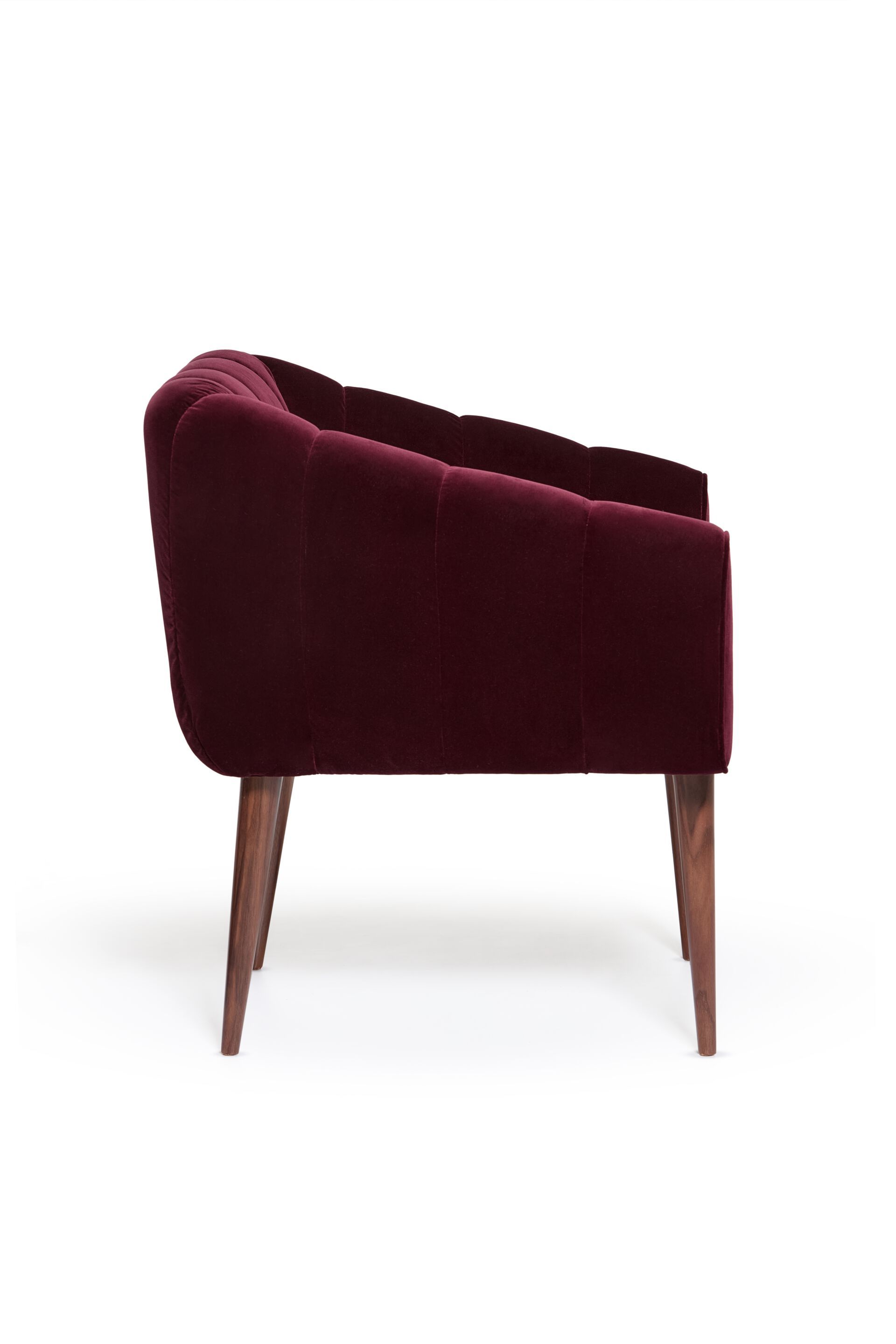 Бархатное кресло с подлокотниками Munna Хьюстон ARCH-00063797 - Вид №3