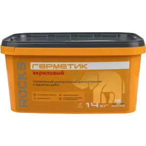 Герметик акриловый Rocks 14 кг