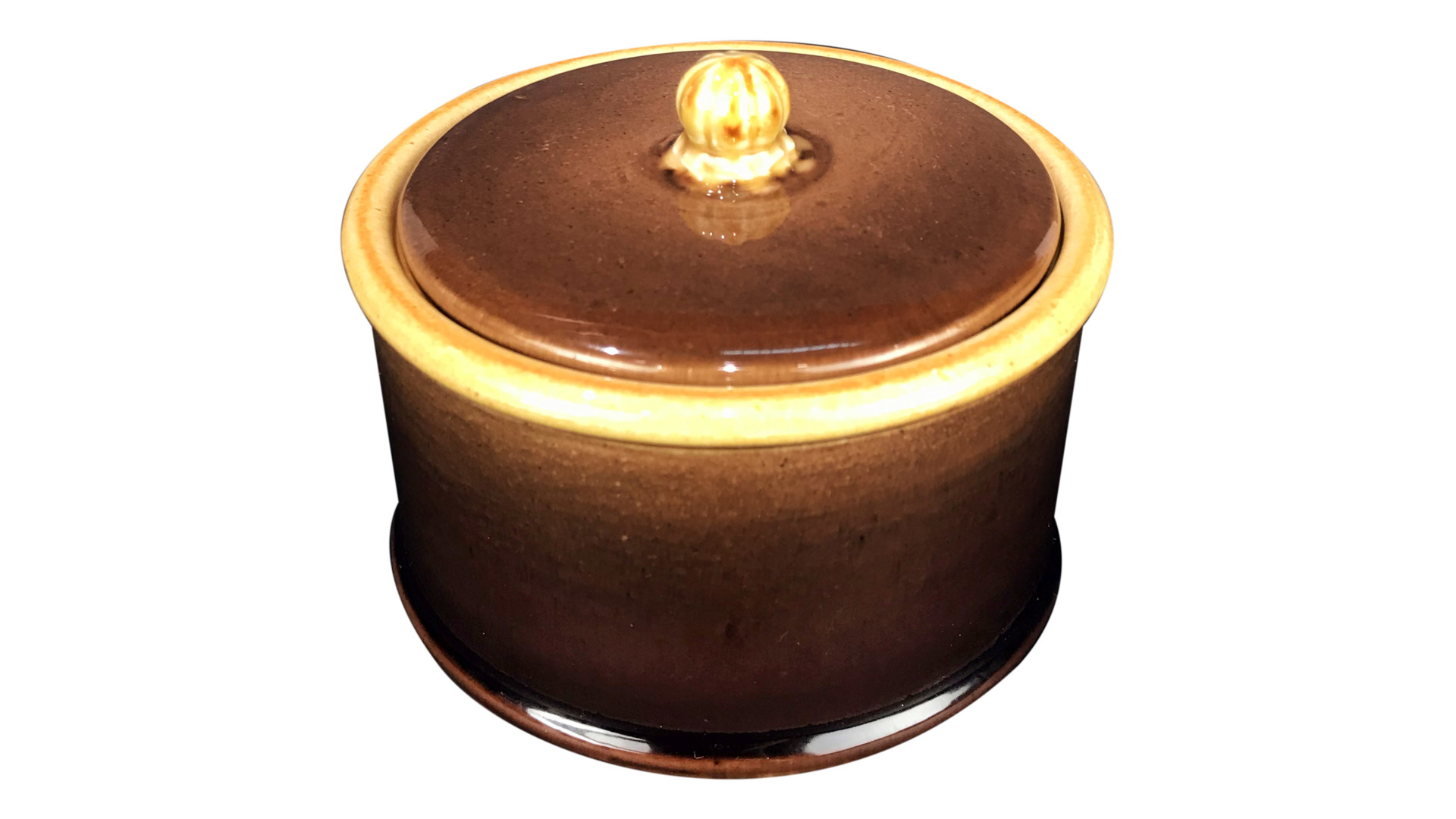 10647648 Романов Фаянс Шкатулка (круглая, однотонная) Фаянс  - Вид №1