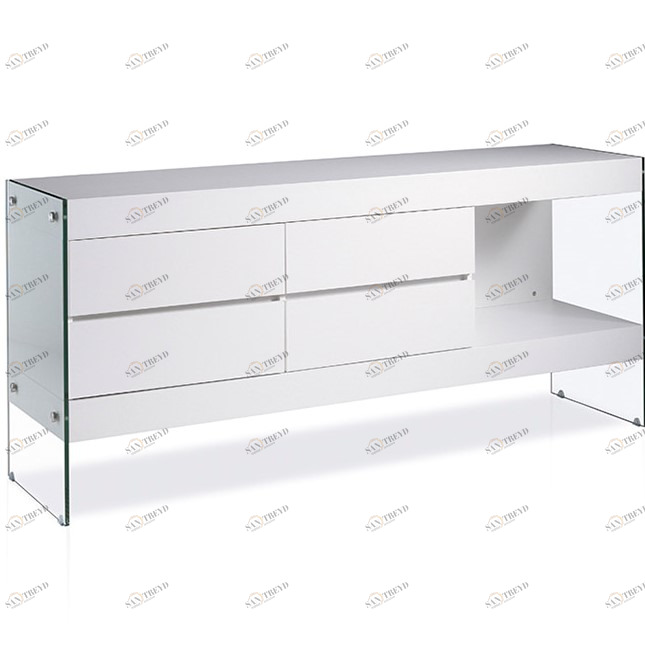 Тумба под телевизор белая длинная Instinto от Angel Cerda ANGEL CERDA  148695 Белый 