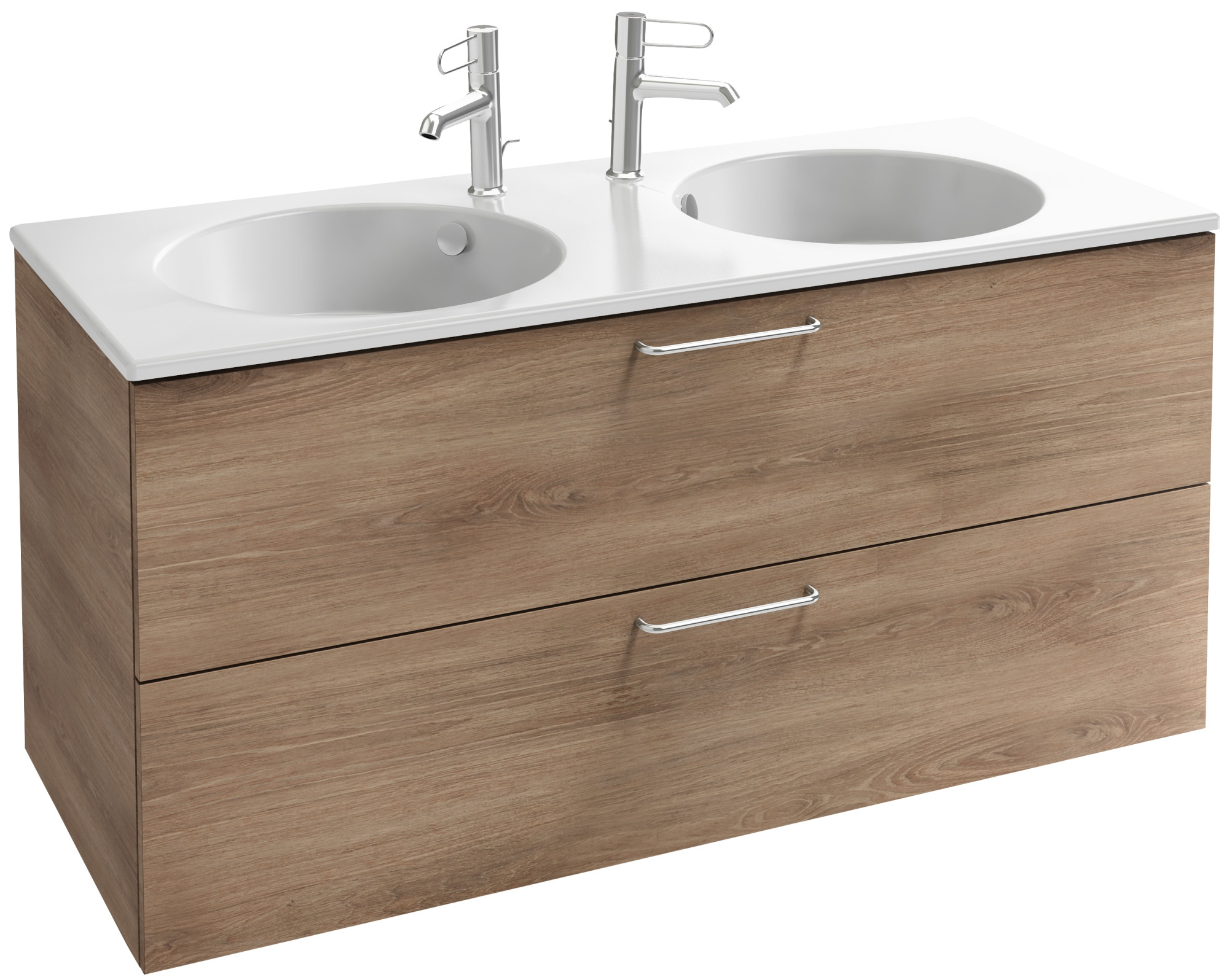 EB2525-R5-P14 Тумба под столешницу 120 см, 2 ящика, хромированная ручка JACOB DELAFON ODÉON RIVE GAUCHE ODEON RIVE GAUCHE