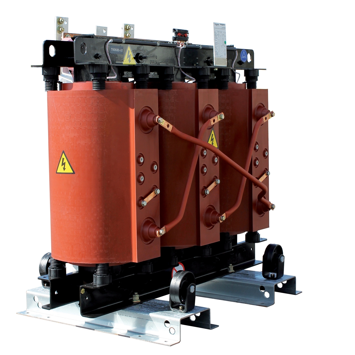 TRI160013682529701 Cast Resin dry type transformer 1600 kVA 13.8 kV IEC Dyn11 IP31 Schneider Electric Trihal 