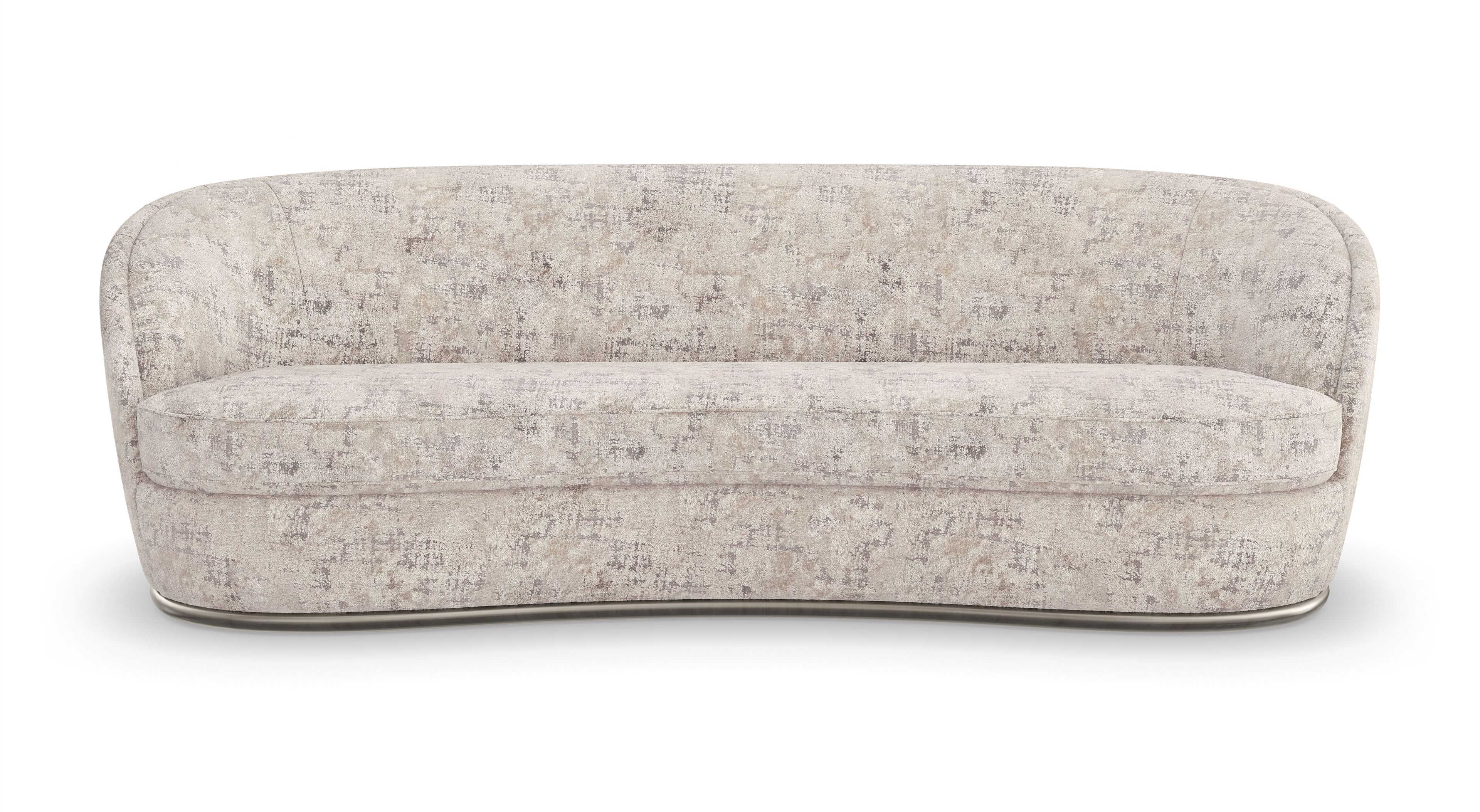 3-местный изогнутый тканевый диван Caracole NEBULA ARCH-00127169 - Вид №4