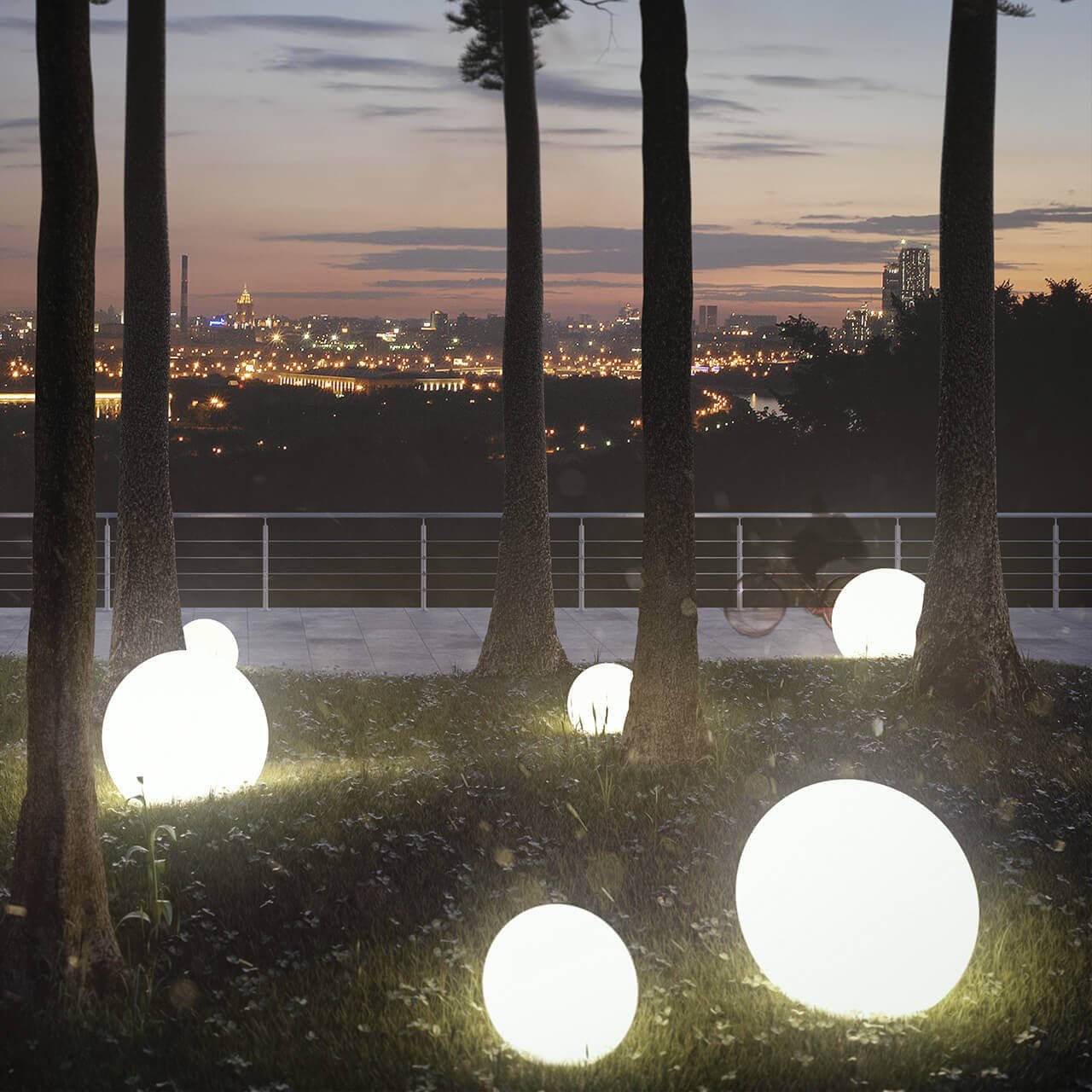 Ландшафтный светодиодный светильник M3light Sphere 11571010 M3LIGHT ЭЛИТНЫЕ 311989 Белый  - Вид №1