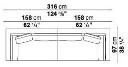 B&B Italia Модульный угловой диван из ткани Charles sun-id-1494315 - Вид №26