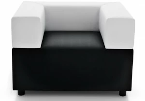 Kastel Кожаное кресло с подлокотниками Kuadra