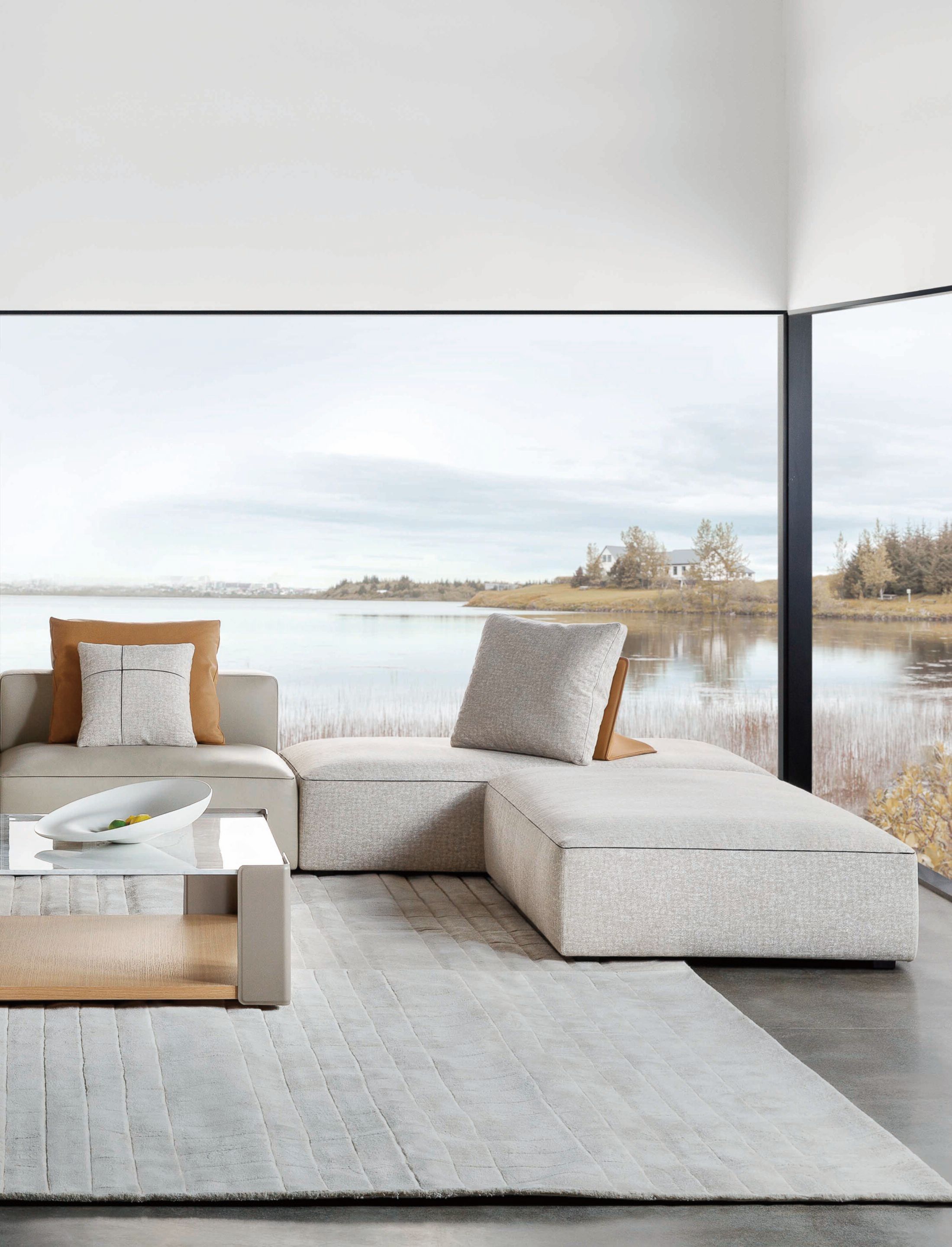 Кожаный диван с отсеком для хранения CAMERICH Rubix ARCH-00083191 - Вид №7