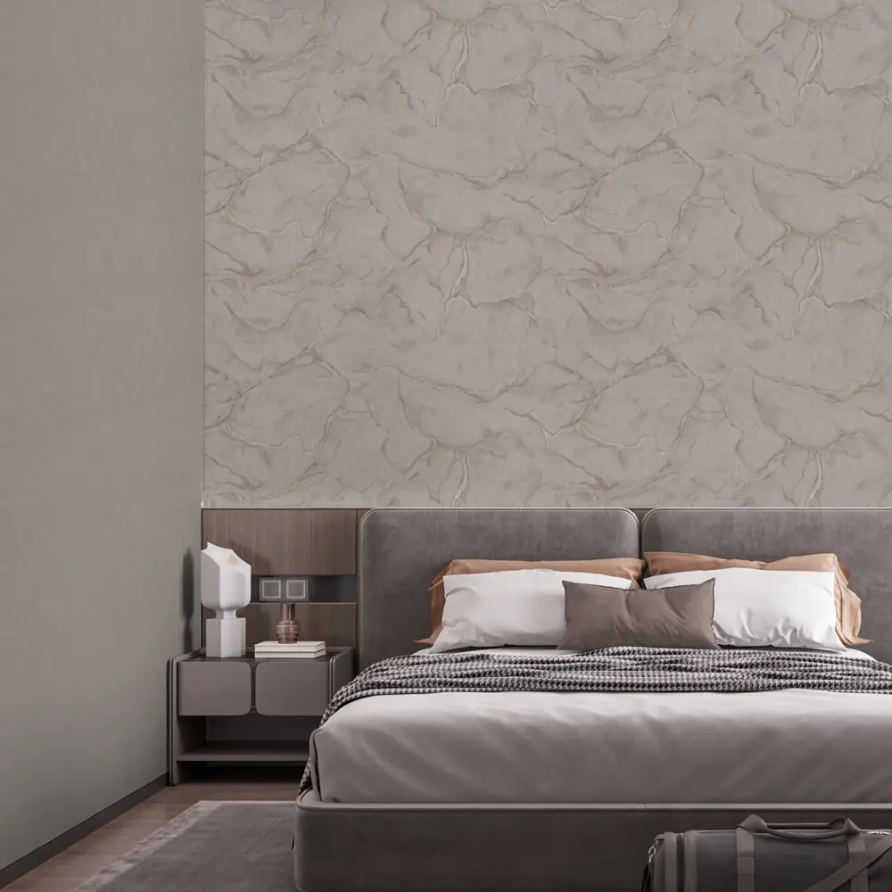 Московская обойная фабрика Тароко - флизелиновые обои графит для стильного интерьера 88994216 STLM-1526989 - Вид №3