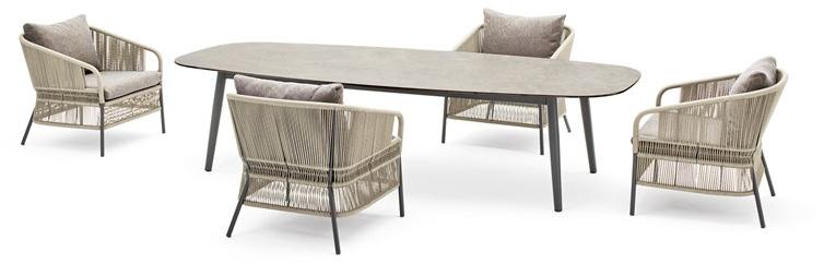 Varaschin Эллиптический садовый стол Ellisse 240t - Вид №4