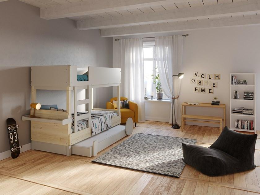 Mathy by Bols Односпальная деревянная двухъярусная кровать Discovery sun-id-1467257 - Вид №7