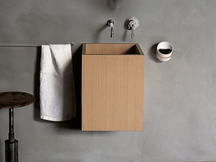 Многослойный квадратный подвесной умывальник Agape Cube ARCH-00014539