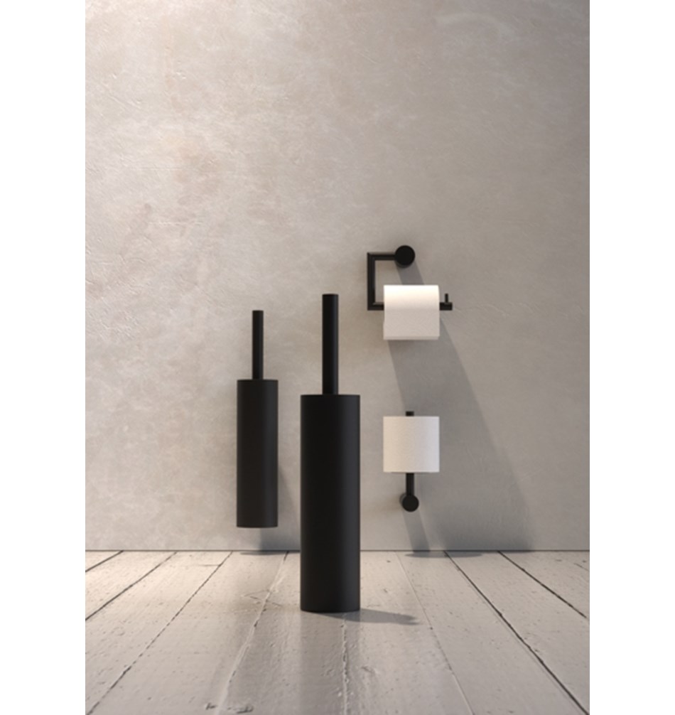 FROST Держатель туалетной бумаги 1 » черный Нержавеющая сталь Черный N1909-B  - Вид №5