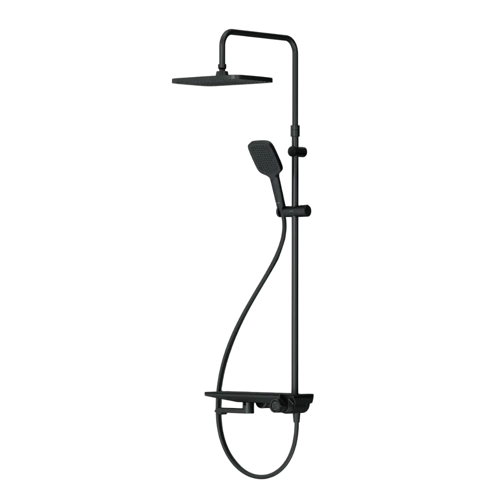 Душевая система AM.PM Flash — стильная черная с тремя режимами 89346525 STLM-0988079 - Вид №6