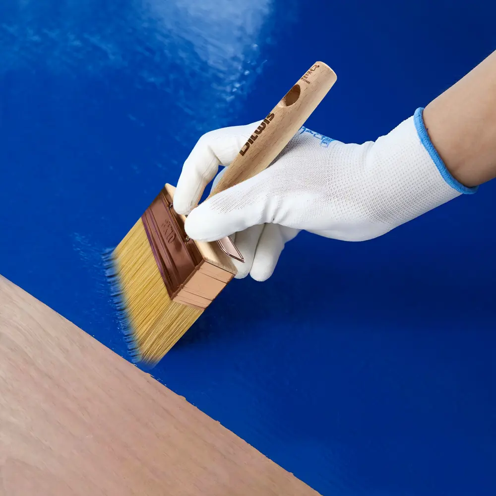 Кисть плоская фасадная 100 мм DILWIS синтетическая щетина STLM-2136988 - Вид №3