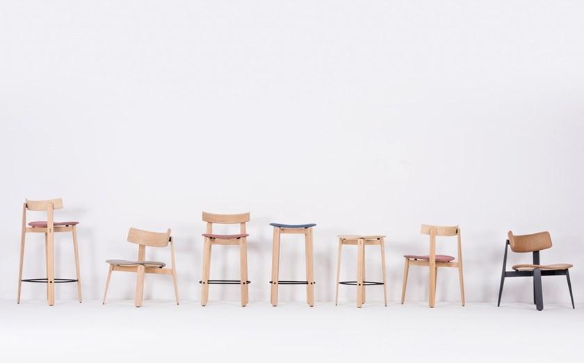 Gazzda Барный стул из дуба со спинкой Nora sun-id-1375823 - Вид №9