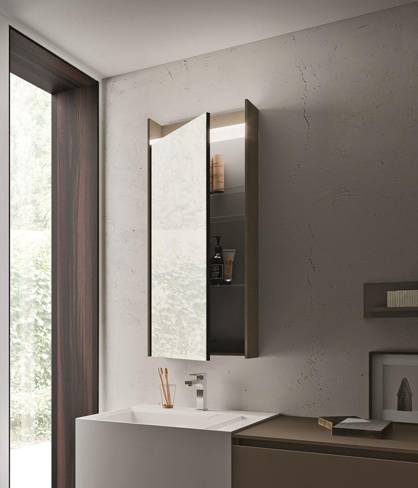 Cerasa Зеркало с подвесным контейнером для ванной Cartabianca sun-id-1449887 - Вид №2