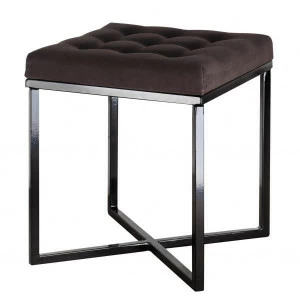 Пуф коричневый на черном основании FOR MISS ДИЗАЙНЕРСКИЕ 263997 Черный;коричневый