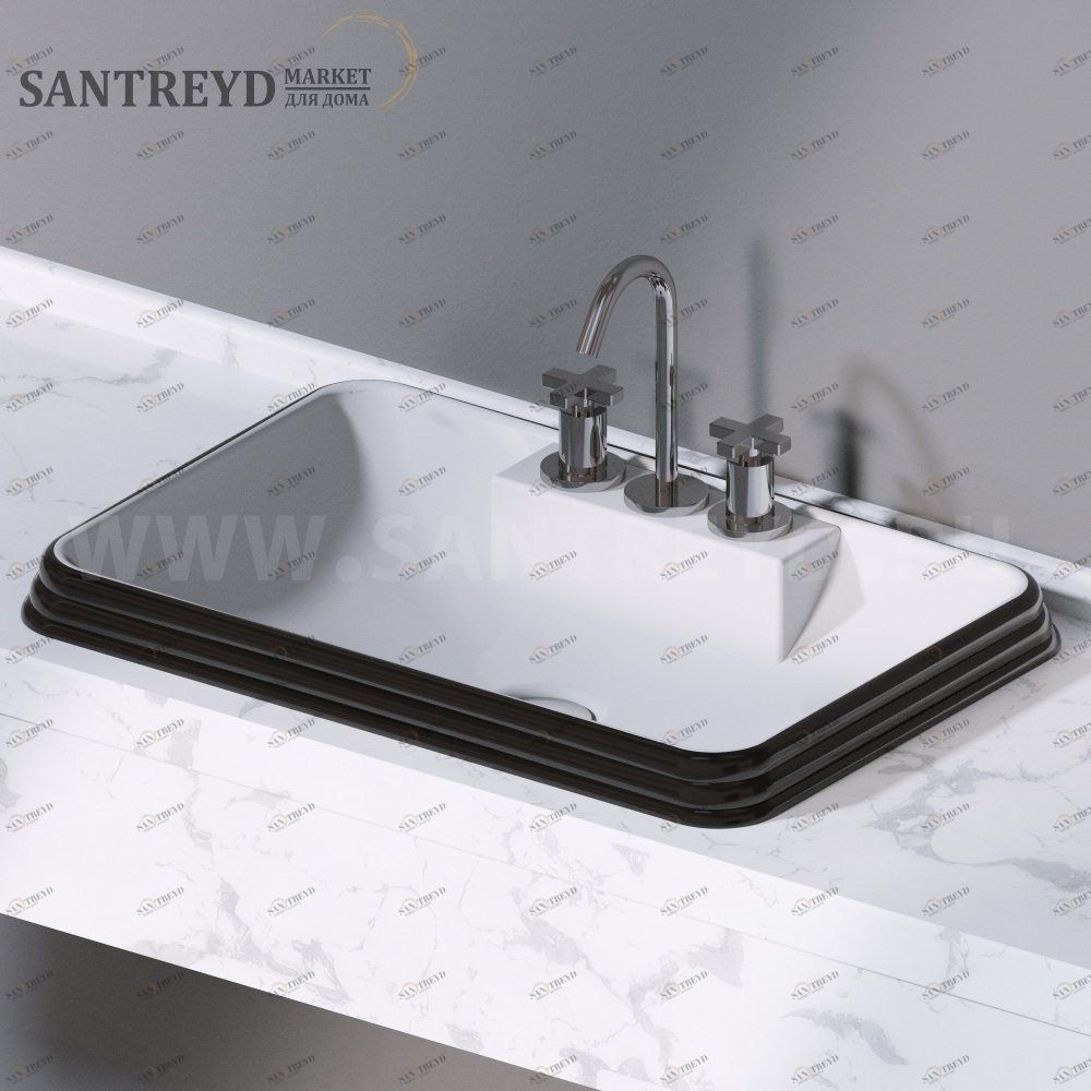 L613104 Накладная раковина под столешницу  прямоугольная A. e T. Italia GLASS AeT ITALIA