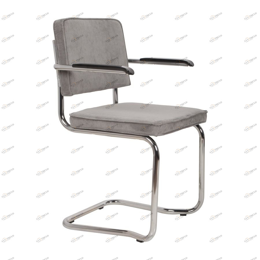 Кресло Ridge Kink Rib светло-серое Zuiver 1200063