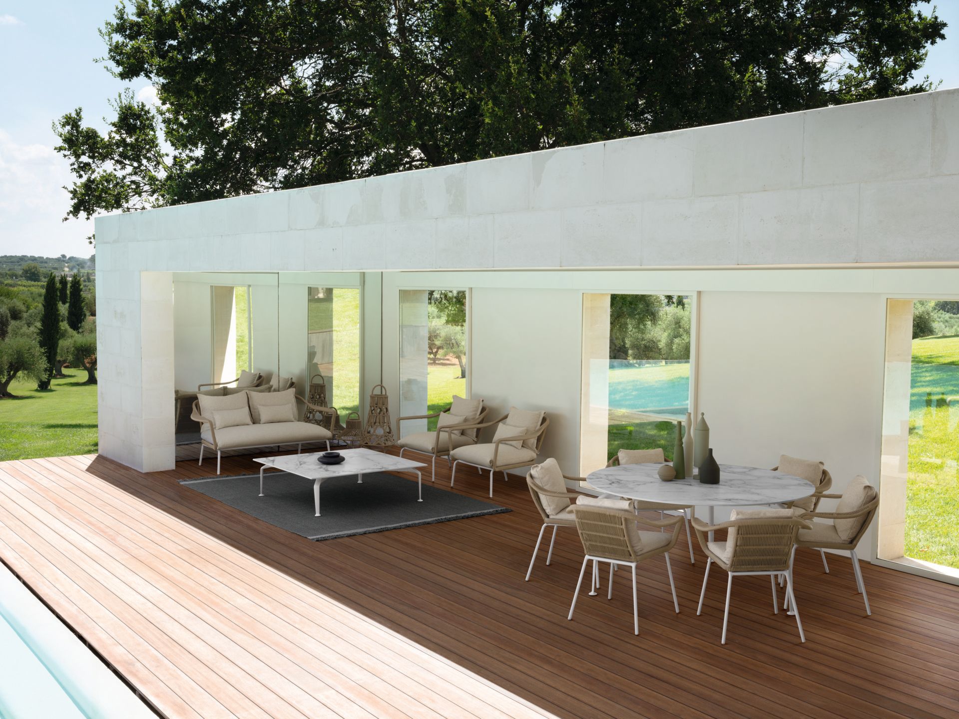 Журнальный столик из керамогранита Talenti Cruise Alu ARCH-00058377 - Вид №2