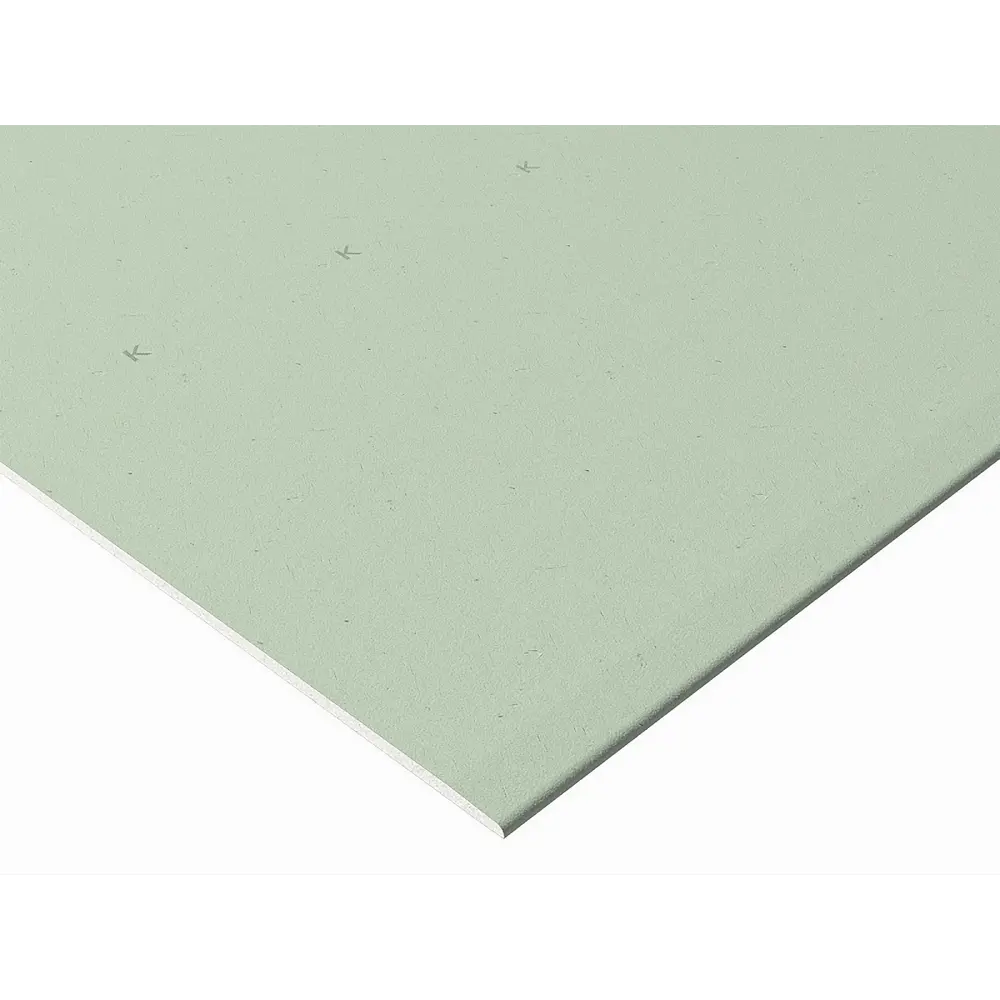 Влагостойкий гипсокартон Knauf для перегородок и потолков 2500x1200 мм 10072630 STLM-0000167