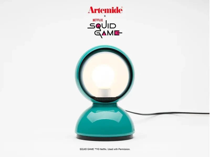 Окрашенная металлическая светодиодная настольная лампа In Stock Artemide ARCH-00124231