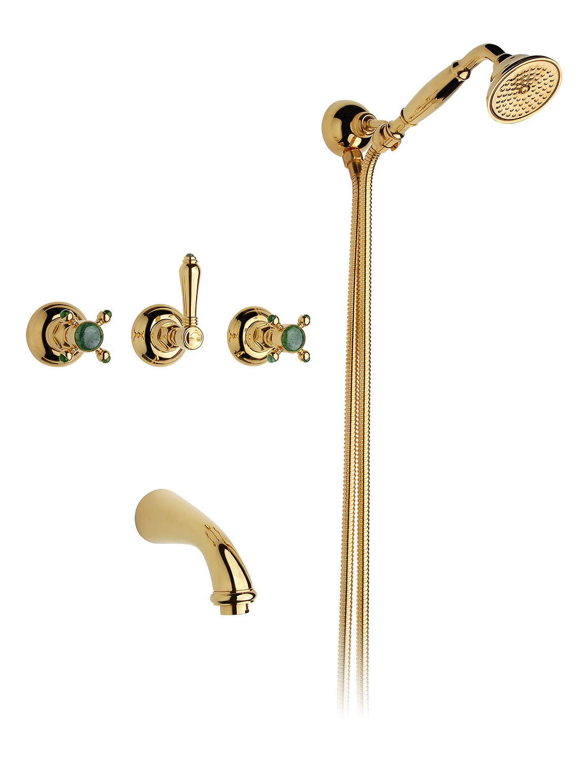 2103 ** 09 Комплект ванны с центральным изливом «парус» Nicolazzi Series Le Pietre 