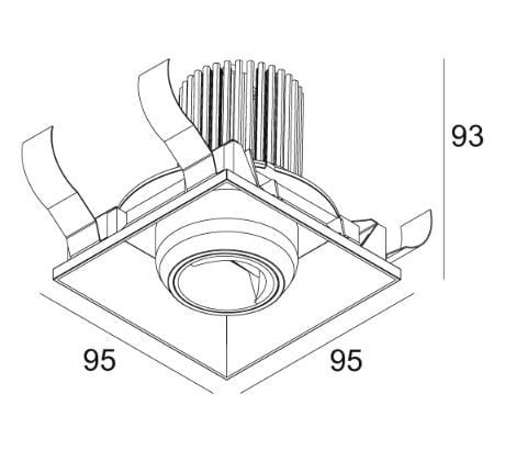 Wall washer da incasso a LED Deltalight Entero ARCH-00115921 - Вид №2