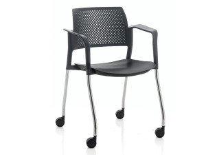 Защелкивающийся стул с колесами для залов ожидания