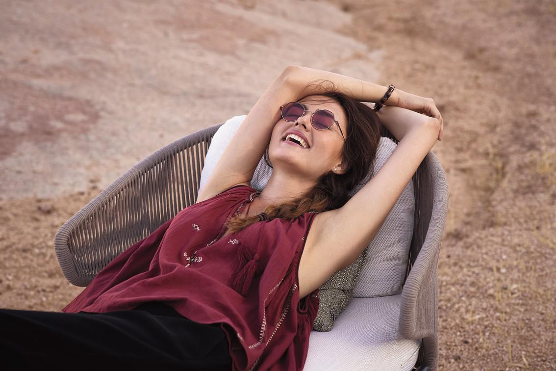 MNST570 Шезлонг лава бронза Manutti Radius - Вид №8