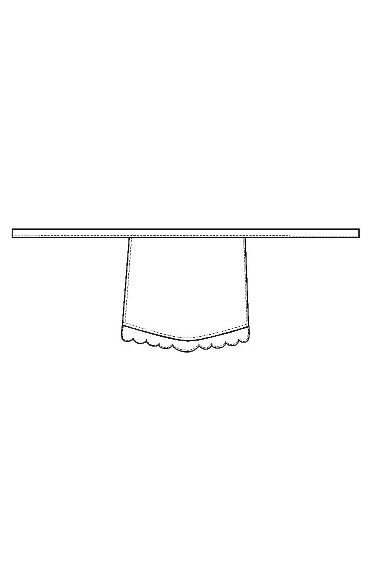 4957087 Фартук укороченный  цвет white (белый) GRACE  Одежда для обслуживающего персонала  размер  - Вид №5