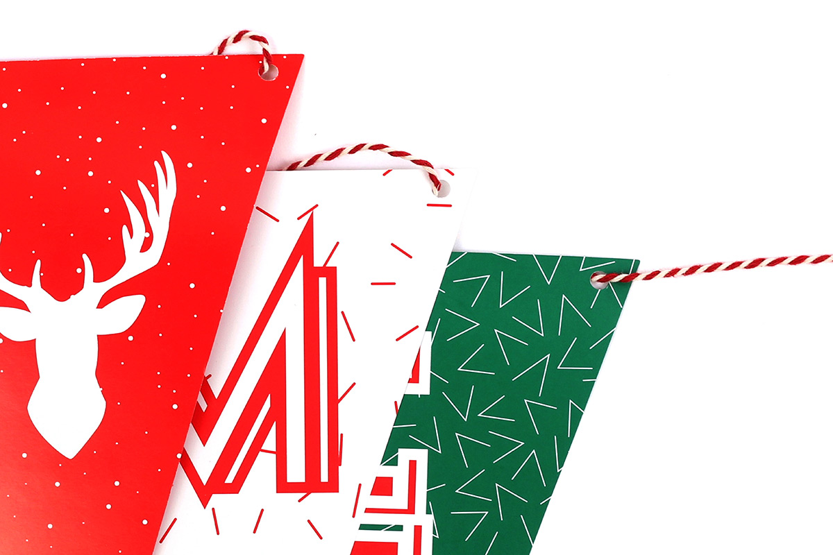 Гирлянда для вечеринки Christmas Doiy DYFLAGSXM - Вид №1