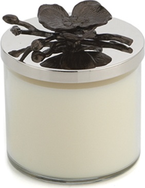 10542006 Michael Aram Свеча Michael Aram "Чёрная орхидея" 12,5см Сталь нержавеющая 