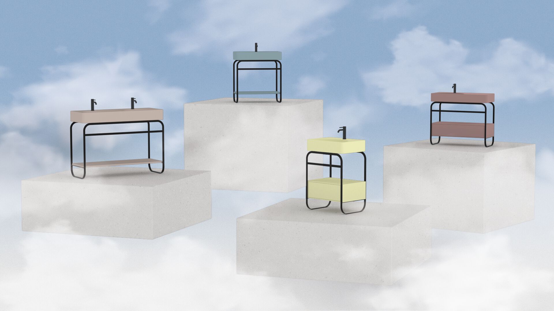 Керамический одиночный умывальник Alice Ceramica Lunaris ARCH-00034417 - Вид №5