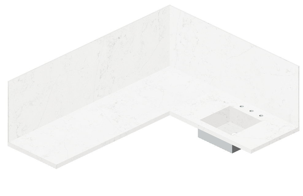 Столешницы для кухни - Мрамор феллини / 12 мм LIGRON LIST244 2374 - Вид №2