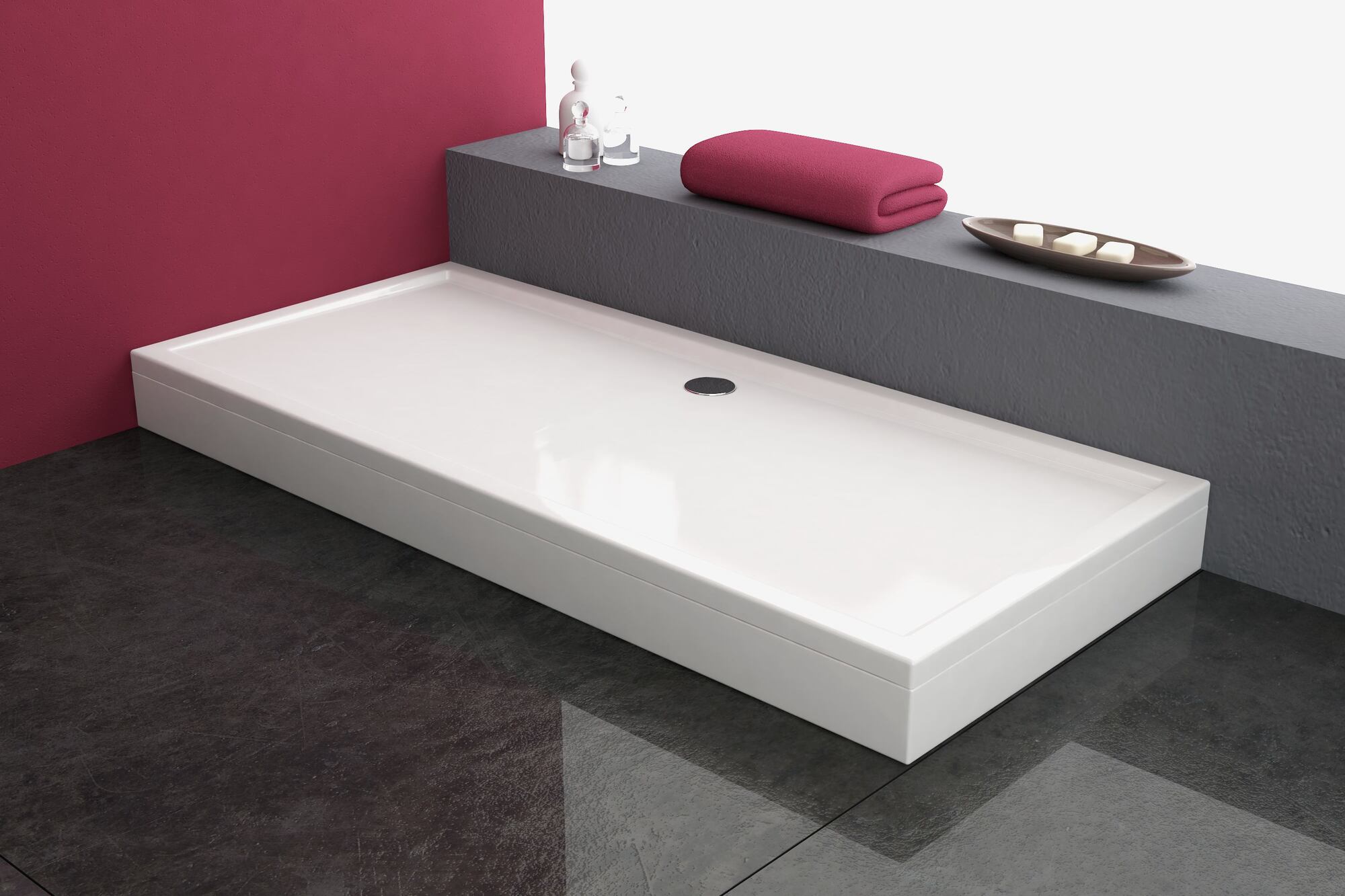 Поддон для душа акриловый Kolpa-San Flamenco 00525  Словения  - Вид №1