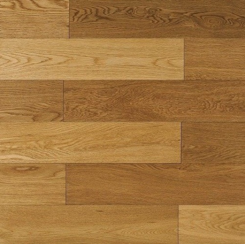 Паркетная доска Amber Wood Дуб Натур с брашью (Текстурированная) 909х125 мм 3500200006 - Вид №1