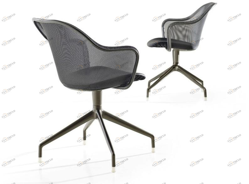 B&B Italia Кресло на эстакаде со спинкой из стальной сетки Iuta sun-id-1354829