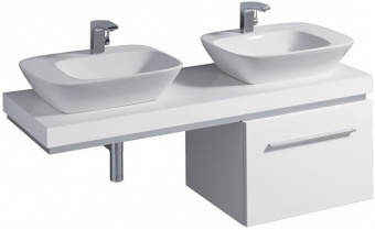 121655000 Подвесная раковина настенная прямоугольная Keramag  - Вид №2