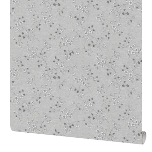 Обои бумажные Московская обойная фабрика Дарлинг серые 0.53 м 6303-5