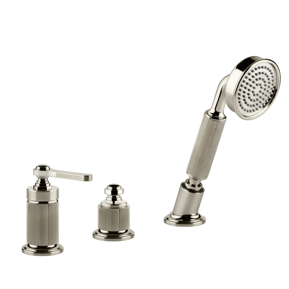 Смеситель для ванны 65043 720 Gessi Venti20 НИКЕЛЬ PVD 65043720