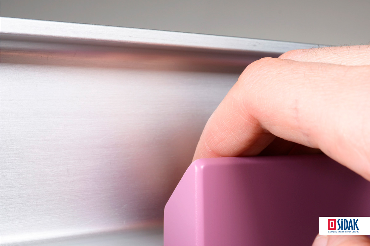 Фасады для кухни Модерн Фрезеровка «Киото 2» 701 Деним SIDAK SIST2979-6957 - Вид №1