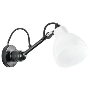 Спот настенный с белым плафоном черный Loft 865607 LIGHTSTAR LOFT 00-3891646 Белый;черный