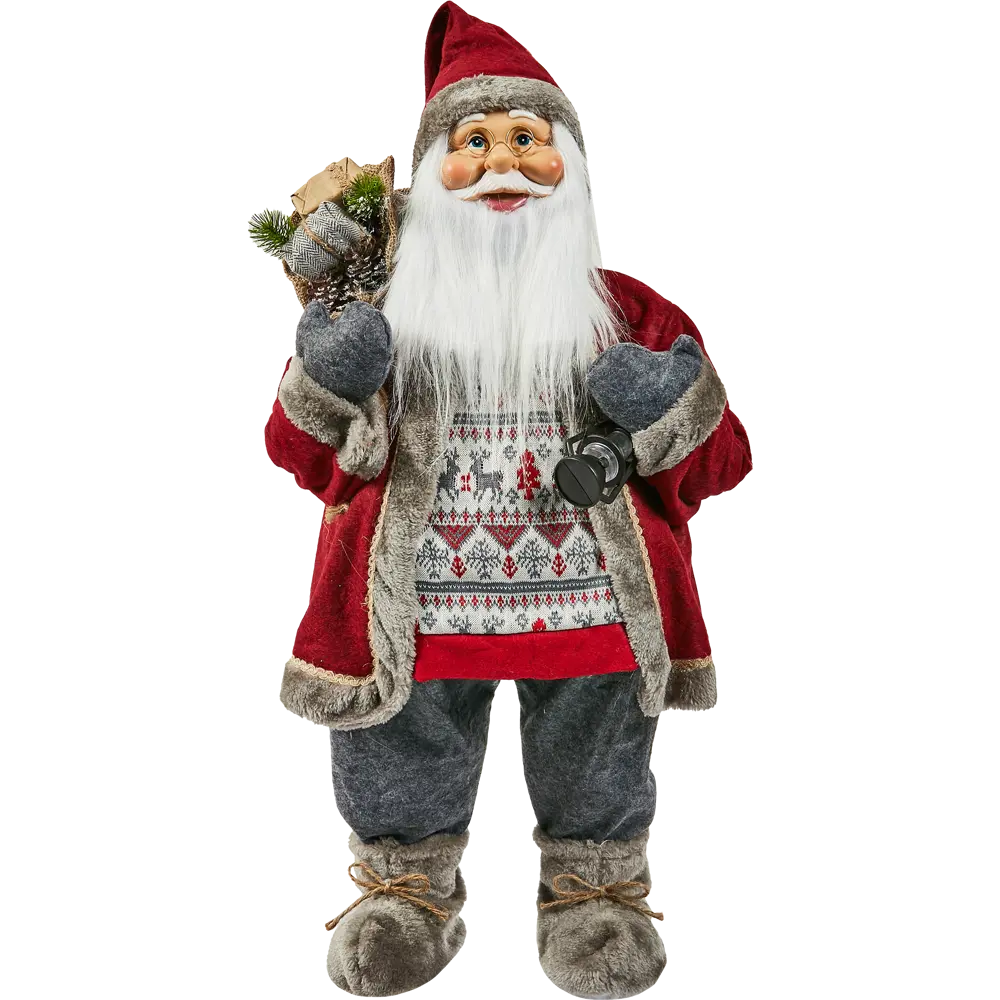 87547273 Фигура декоративная Санта в красном 80см STLM-1376354 Santreyd Christmas - Вид №2