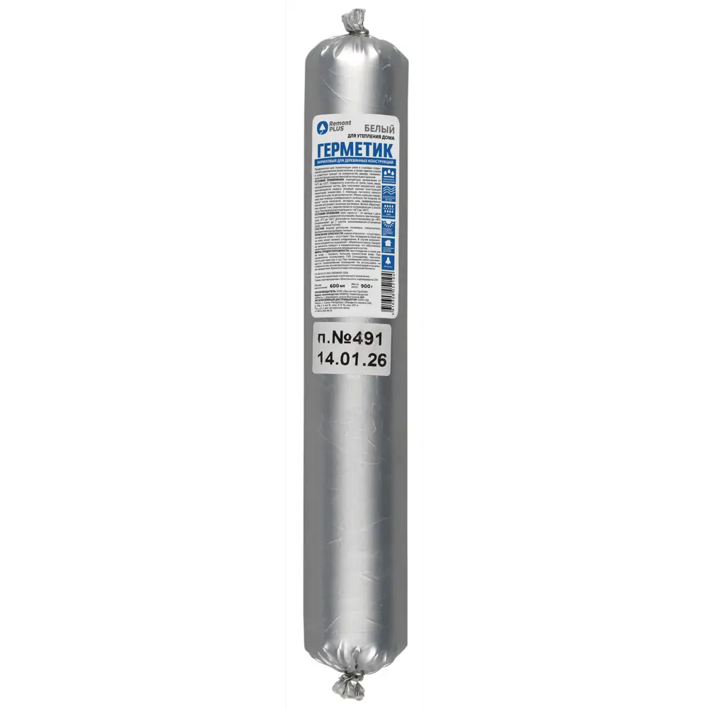 Герметик акриловый Remont Plus белый 600 мл STLM-2018958