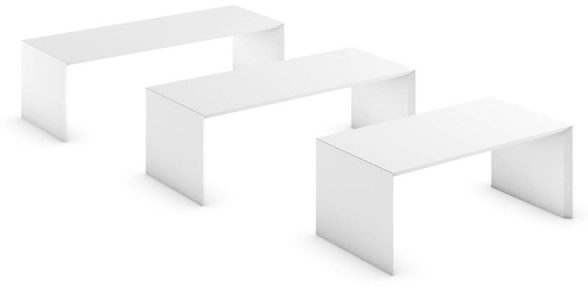 FANTONI Прямоугольный рабочий стол с системой управления кабелями Multipliceo F63dk101 - Вид №1