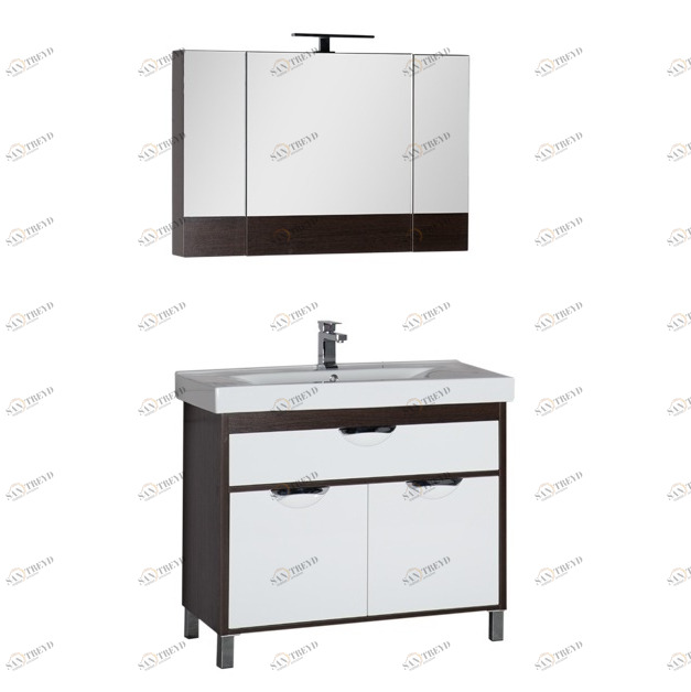 Комплект мебели Aquanet Гретта 100 венге (камерино) 00172707