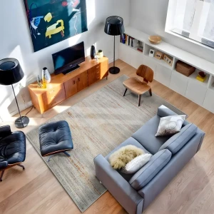 Ковер Merinos Зингер 200x290 см серый для спальни 89417891